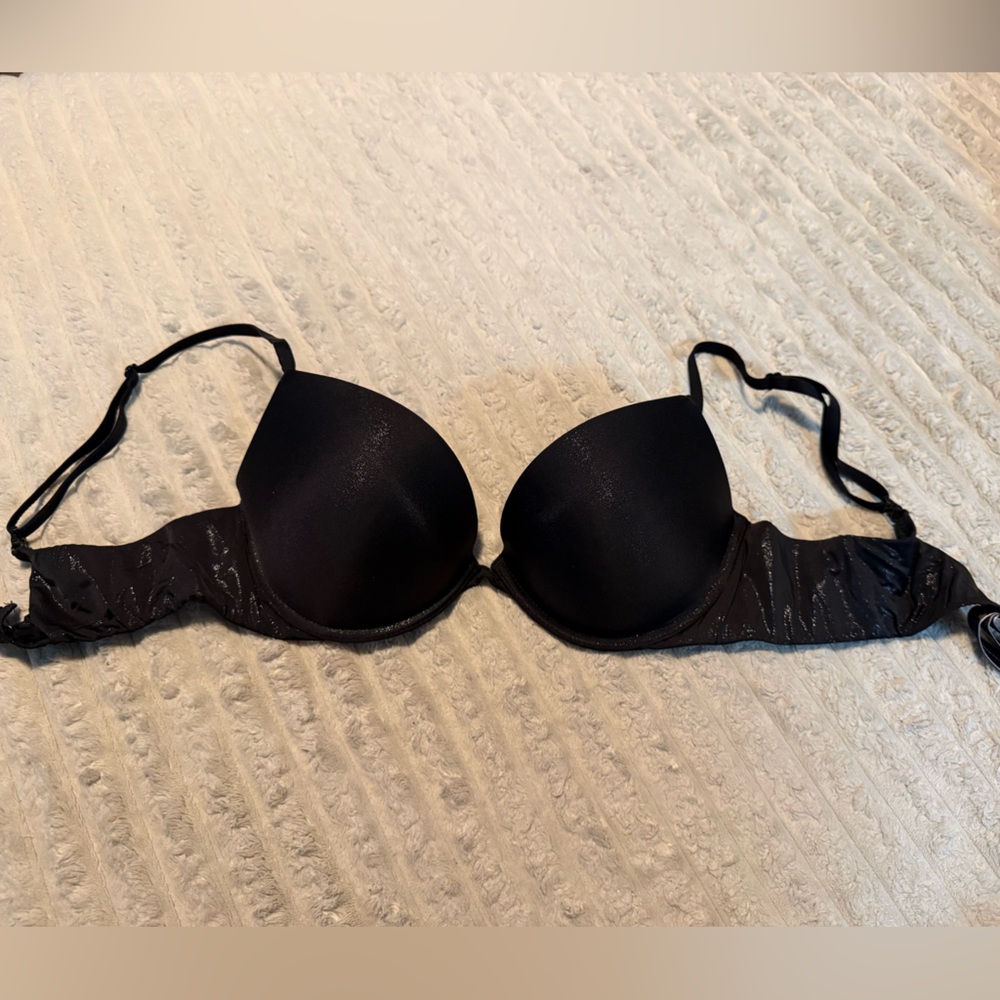 Victoria's Secret Shimmering Black Bra